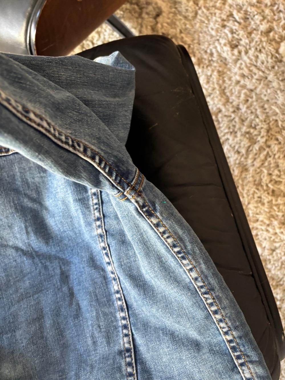 Nwt AG  Adriano Goldschmied Kids Blue Denim Sherpa-Lined Jacket & plaid flannel - Picture 11 of 12